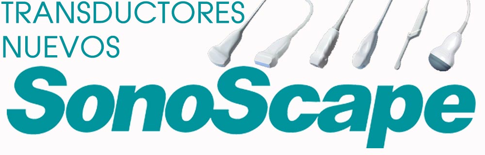 Transductores Sonoscape Nueos con garantia